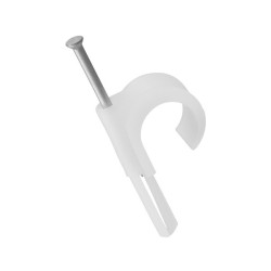 Spinka do kabli 22mm materiał: Polietylen Przezroczysty zacisk węża