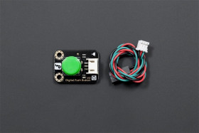 DFRobot Gravity: Digital Push Button (Green)