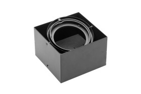 Oprawa sufitowa PIREO N natynkowa, pojedyńcza, IP20, czarna/czarna