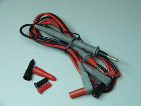 Przewody pomiarowe PVC 4mm 20.601 igła 4mm 10A/1000V 0.75mm2 kpl=2szt