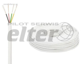 Przewód telefoniczny 4C biały KP4 CU