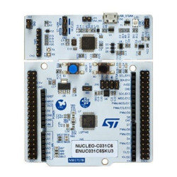 NUCLEO-C031C6 STM32 Nucleo-64 development board with STM32C031C6 MCU, supports Arduino and ST morpho connectivity