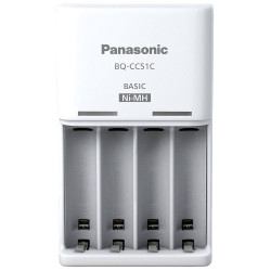 Panasonic 52051E02 Basic BQ-CC51 USB Charger NiMH AAA/AA LED Status