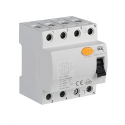 Wyłącznik różnicowoprądowy 4P 63A 0,1A typ AC KRD6-4/63/100 VDE 23207
