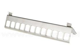 Mocowanie dla 12 gniazd keystone na szynę DIN (TS35)