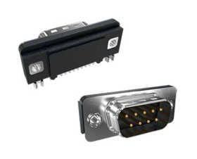 Złącze D-Sub 9-pinowe Męski Kąt Proste Montaż powierzchniowy raster 2.78mm