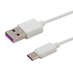 Kabel SAVIO CL-126 (USB typu C - USB 2.0 typu A 1m kolor biały)
