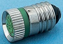 Lampka kontrolna Żółty 24V ac/dc E10 LED średnica 10mm długość 28mm