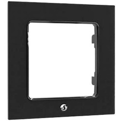 Shelly WF1 Wall Frame Black Bracket Mounts To Wall Switch Stylish Finish