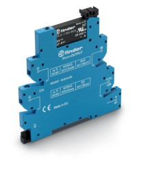 Przekaźnikowy moduł sprzęgający 6,2mm MasterOUTPUT, SSR wyj. 2A / 24V DC zasil.12V DC, zaciski śrubowe 39.20.7.012.9024