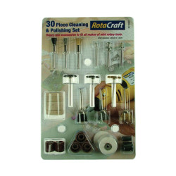 Rotacraft RC9002 30pc Cleaning &amp; Polishing Set