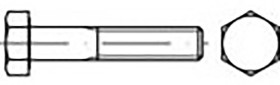 Śruba z łbem sześciokątnym TOOLCRAFT TO-9985743 M36 100 mm DIN 960 5 szt.