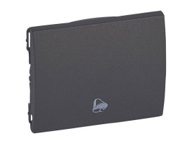 SISTENA LIFE Klawisz Choco pojedynczy z symbolem dzwonka 771246 LEGRAND