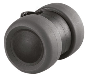 Koło samonastawne średnica kabla 40mm Otwór nieprzelotowy Tente 40kg wysokość całkowita 33.5mm