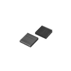 Heatsink - 38.86mm SQ, 7.24mm fin, Thermal Tape, Adhesive