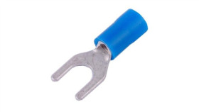 Końcówka Widełkowa Izolowana M5 Niebieska 100Szt Sge Kwb5s