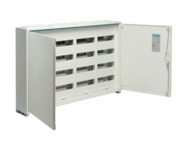 Rozdzielnica natynkowa FWB 192 modułowa 16x12M drzwi metal IP44 FWB44S HAGER