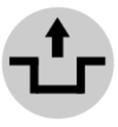 Klosz lampek do przycisku kształt: Okrągły Biały Przycisk/klosz Eaton