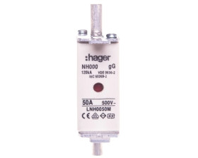 Wkładka bezpiecznika NH000 50A 500V gG LNH0050M