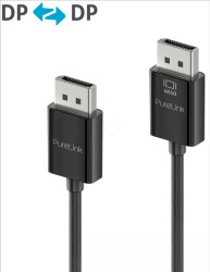 IS2021-020 DisplayPort 1.2 cable, 4K, 60 Hz, 2 m