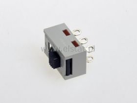 Przełącznik suwakowy 2-poz 2-tory 6p h=3,8mm