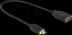 65687 Cable High Speed HDMI with Ethernet - HDMI Micro-D male &gt; HDMI-A
