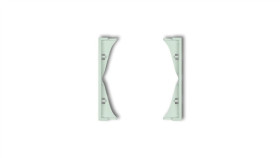 Mini Ramka Pośrednia Do Gniazd Podwójnych Miętowa 46Mrp-2