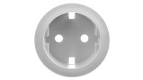 Celiane. Plakietka Gniazda 2P+Z Schuko Biała Okrągła 068131