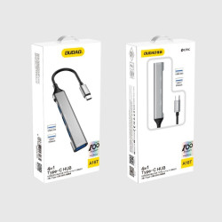 HUB USB-C / 4x USB-A (3 x USB2.0 + USB3.0) 4w1 (A16T) Dudao / 134924