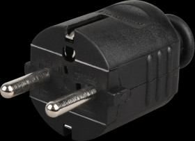 910.170 Central connector, type F – CEE 7/4, black