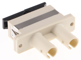 Adapter światłowodowy typ ST do SC Duplex Wielomodowy Beżowy RS PRO