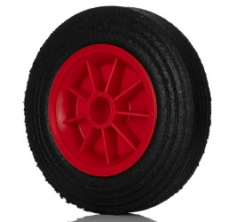 Kółko do wózka, Lite, Guma, obc.: 200kg, śred.: 200mm, szer.: 50mm