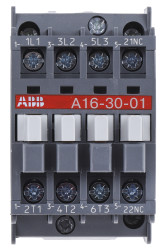 Stycznik 230 V AC ABB styki: 3 7.5 kW 30 A 3NO Montaż na szynie DIN Śruba 1SBL181001R8001 - A16-30-01 220V