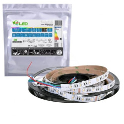 Taśma LED RGBW 300 SMD 4w1 24V 19W + ciepła 3000K IP54 - ED00031575 /odcinki po 5 m/