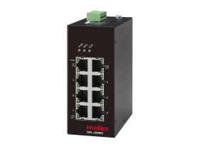 Switch Ethernetu przemysłowego 8-portowy , Molex Bez zarządzania