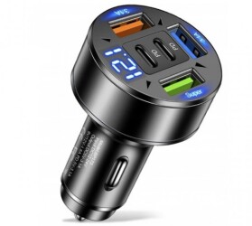 SZYBKA 3.1A SAMOCHODOWA LADOWARKA LED QC