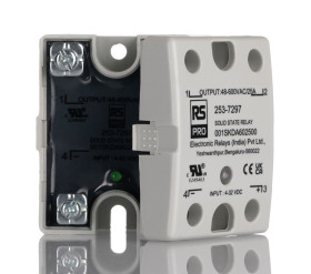 Przekaźnik półprzewodnikowy 25 A RS PRO 600 Vrms SPST 32V dc