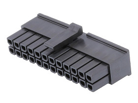 Obudowa złącza zagniatanego 24-pinowe 2-rzędowe raster: 3mm Molex Żeński Montaż na kablu Micro-Fit Zaciski zagniatane