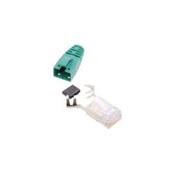BEL Stewart Connectors SS-39200-012-K-GR 8P8C Pin RJ45 Plug Cable Mount Green