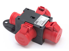 Rozdzielnica budowlana RB 12M gniazda 2x16A/5 4x250V IP44 DZIERŻONIÓW 9004010W PCE