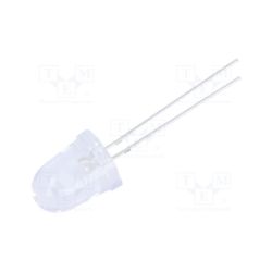 Dioda LED 10mm zielona clear 36000-40000mcd 8st. / OSG5DAA201A