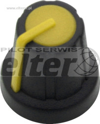 GaĹ‚ka pot. fres. czarna/ĹĽĂłĹ‚ta oĹ› 6mm dĹ‚. 17,5mm