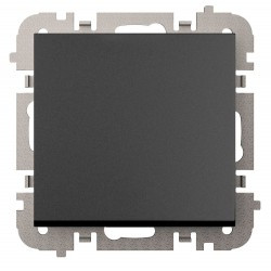 Vestra Łącznik schodowy bez ramki podtynkowy IP20 czarny 3812‑19