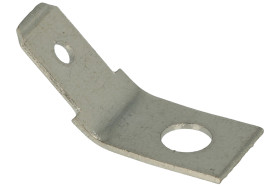 Konektor; 6,3x0,8mm; płaski wsuwka; nieizolowany; KPNM63sM4; kątowe 45°; przykręcane; 1 tor; Ninigi