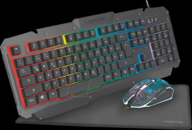 ID0185 Keyboard, mouse and mouspad, Gaming
