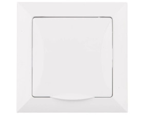 OPAL Gniazdo pojedyncze z/u 16A 250V IP44 z klapką białe GPT-16 OpH