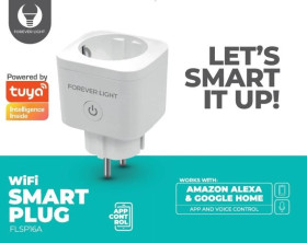 Forever Light Gniazdo Sieciowe WiFi Smart 240V 16A - FLSP16A