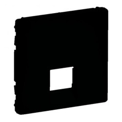 VALENA LIFE plakietka gniazda RJ11 czarna 756412