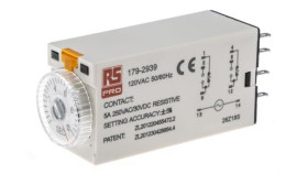 Przekaźnik Czasowy Zwłoczny Jednofunkcyjny 0.5 › 10S Dpdt 2-Stykowy Dpdt 110V Ac