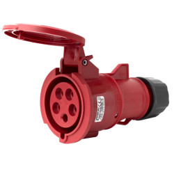 Gniazdo przenośne 32A 5P IP44 400V / 23303